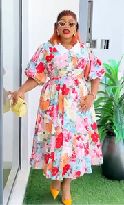 Midi Floral Dress